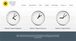 Desktop Screenshot of mothertongue.com