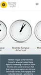 Mobile Screenshot of mothertongue.com